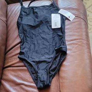 Black Sporti Practice Swimsuit Size 30 New.